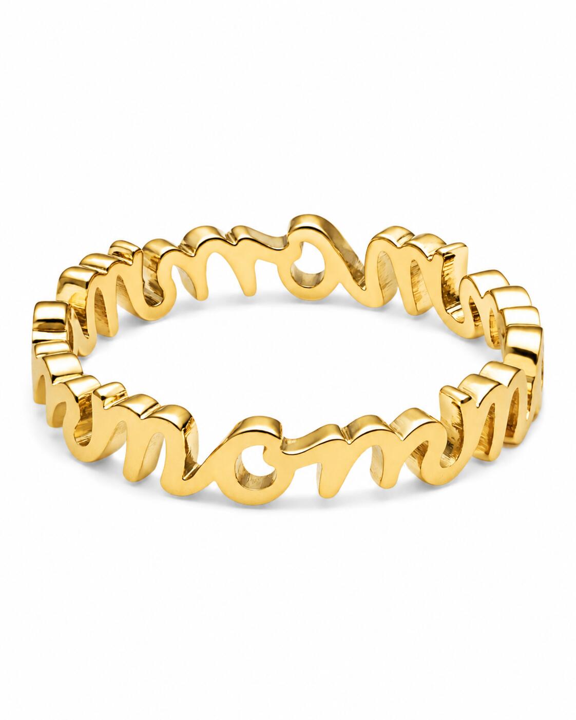 For My Mom ring - forgyldt